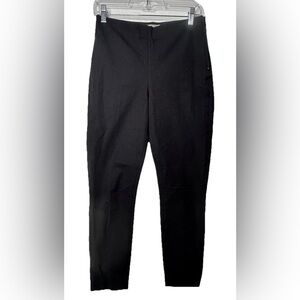 Everlane Pants Women’s Size 6 Black Skinny Ankle Stretch Cropped Career Side Zip